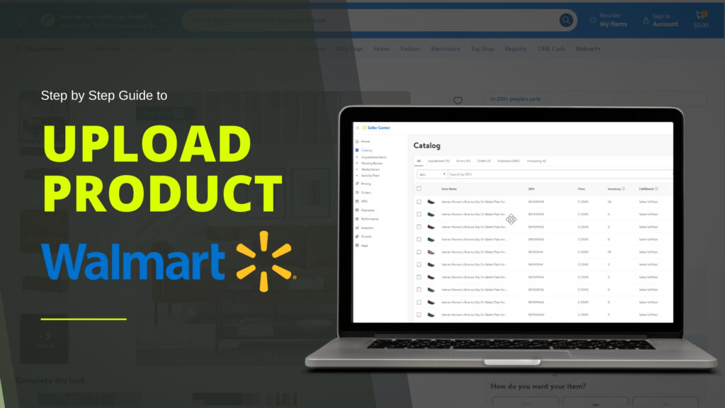 A Step by Step Guide to Upload Product Using Feedfiles on Walmart