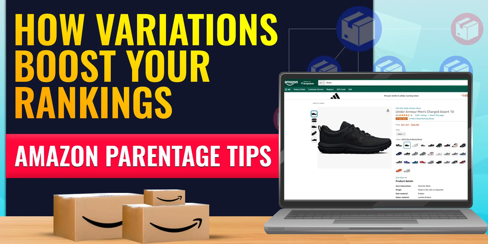 Amazon Product Variations: How It Can Boost Rankings and Sales