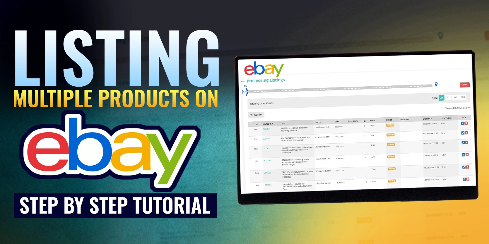 How to List Multiple Products on eBay in Bulk