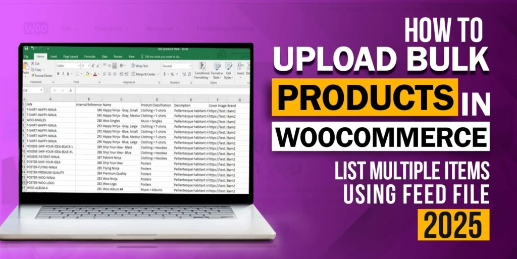 How to upload bulk items with Feed file on Woocommerce Platform in 2025