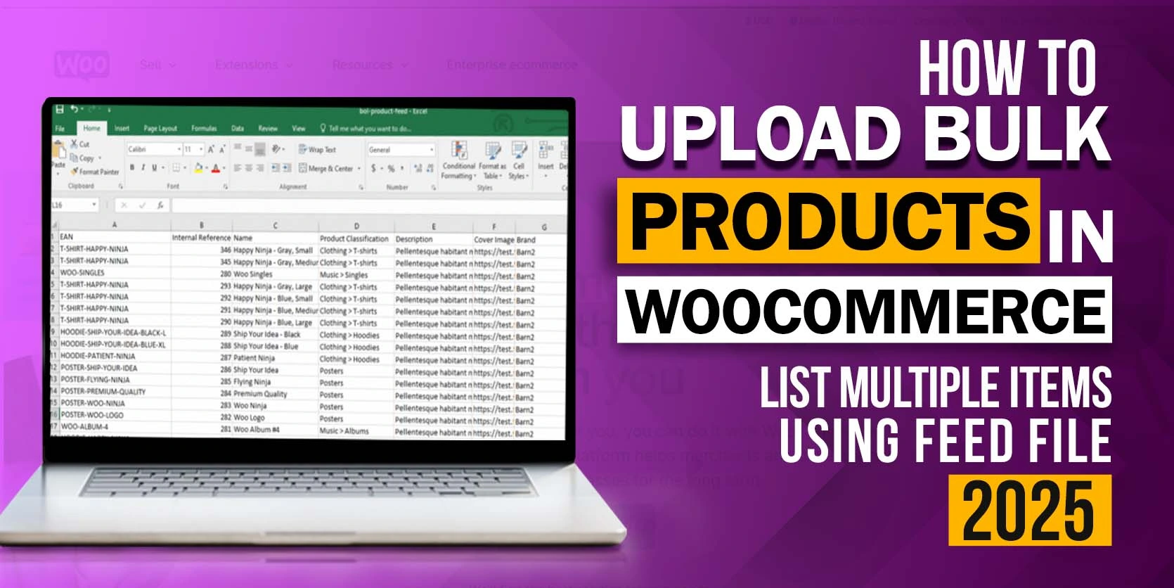 How to upload bulk items with Feed file on Woocommerce Platform in 2025