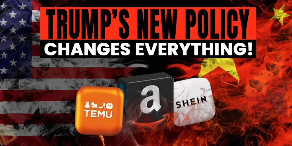 trumps new policy for temu amazon shein