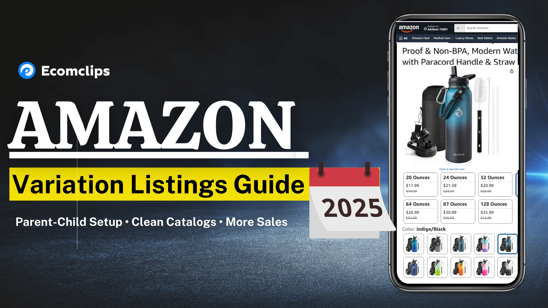 Amazon Variations Guide 2025: How to Add, Edit, and Merge Variations the Right Way